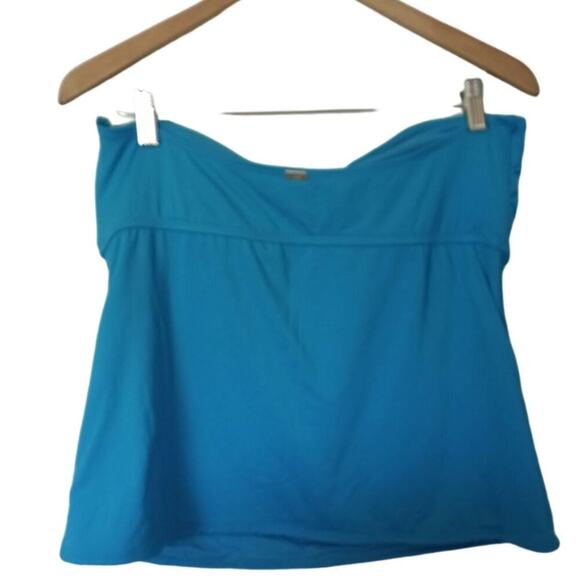 COLE Swim Strapless Cyan Womens 12 - Picture 3 of 4